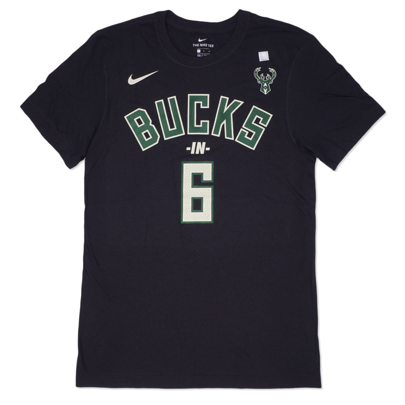 NIKE BUCKS 2021 NBA CHAMPIONS BUCKS IN 6 TEE 