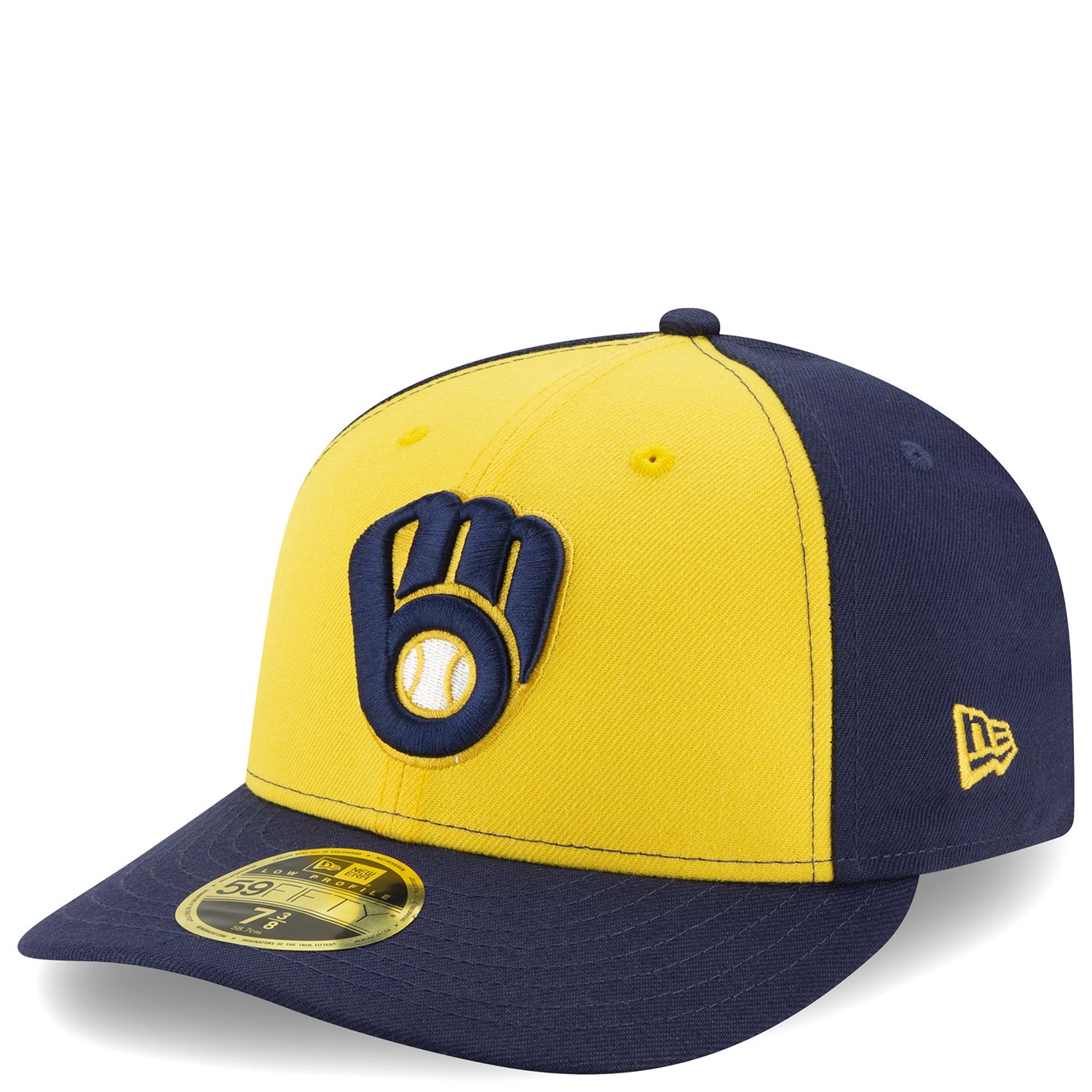 NEW ERA MILWAUKEE BREWERS AUTHENTIC LOW PROFILE 59FIFTY FITTED   