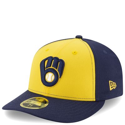 NEW ERA MILWAUKEE BREWERS AUTHENTIC LOW PROFILE 59FIFTY FITTED   