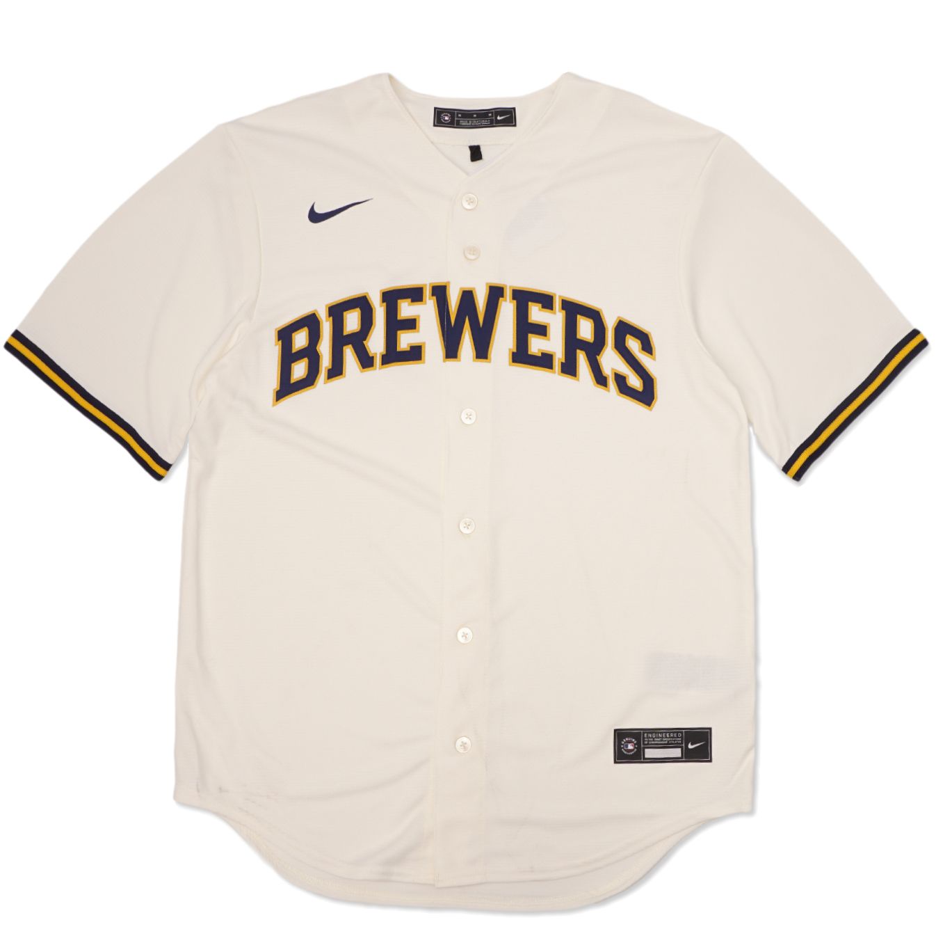 NIKE MILWAUKEE BREWERS REPLICA HOME JERSEY 