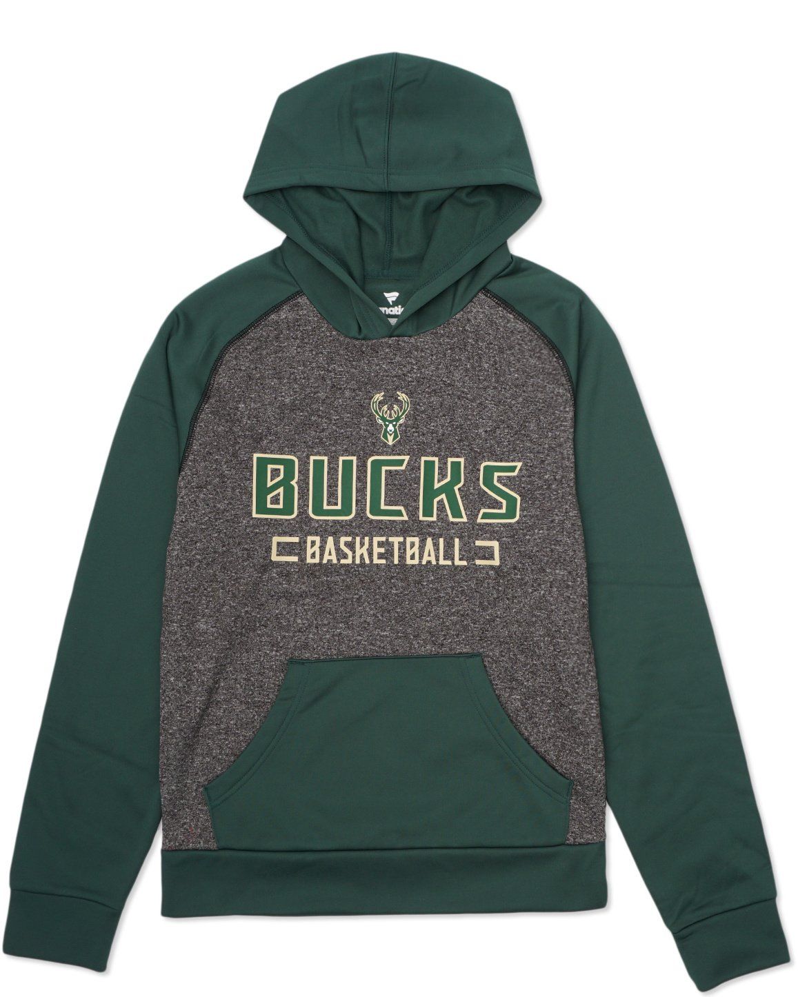 FANATICS MILWAUKEE BUCKS GAME DAY READY RAGLAN HOODIE 