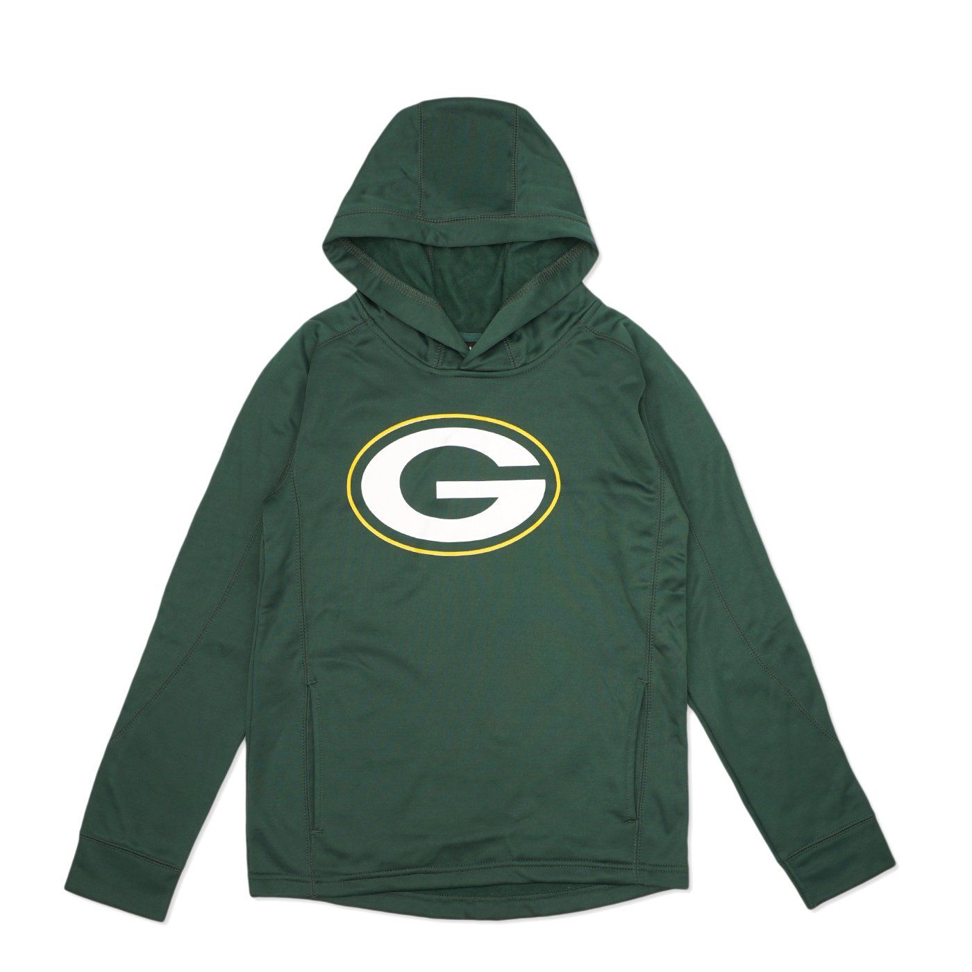 OUTERSTUFF GREEN BAY PACKERS YOUTH LOGO PULLOVER HOODIE 