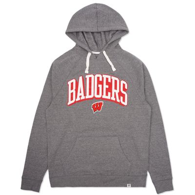 FANATICS WISCONSIN BADGERS ON DECK PULLOVER HOODIE