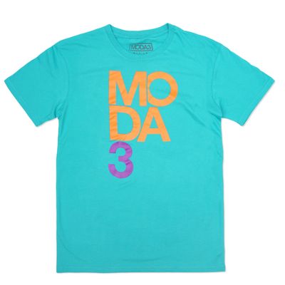 MODA3 STACKED LOGO TEE 
