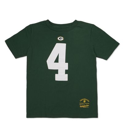 MITCHELL &amp; NESS GREEN BAY PACKERS YOUTH BRETT FAVRE JERSEY TEE