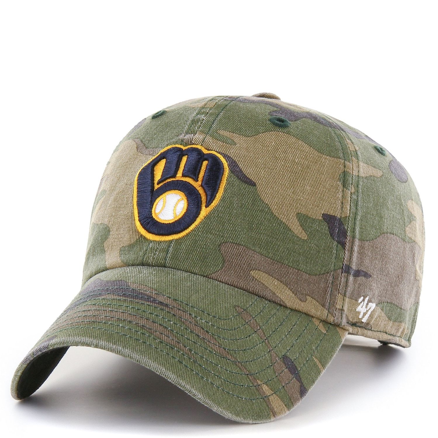 ‘47 BRAND BREWERS CAMO CLEAN UP HAT