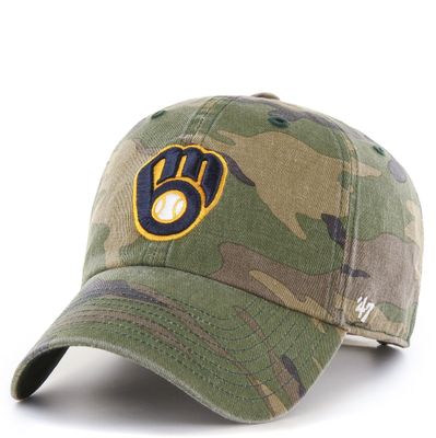 ‘47 BRAND BREWERS CAMO CLEAN UP HAT
