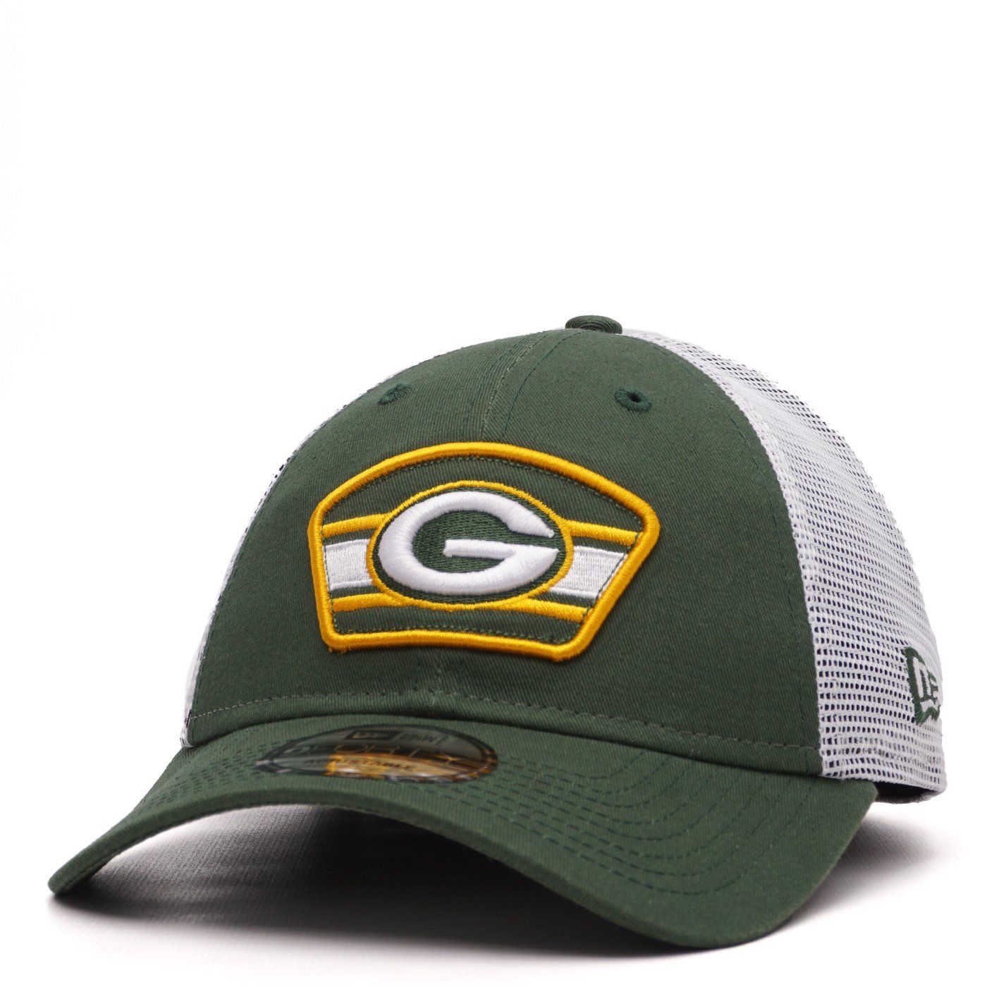 NEW ERA PACKERS LOGO PATCH 9FORTY TRUCKER HAT