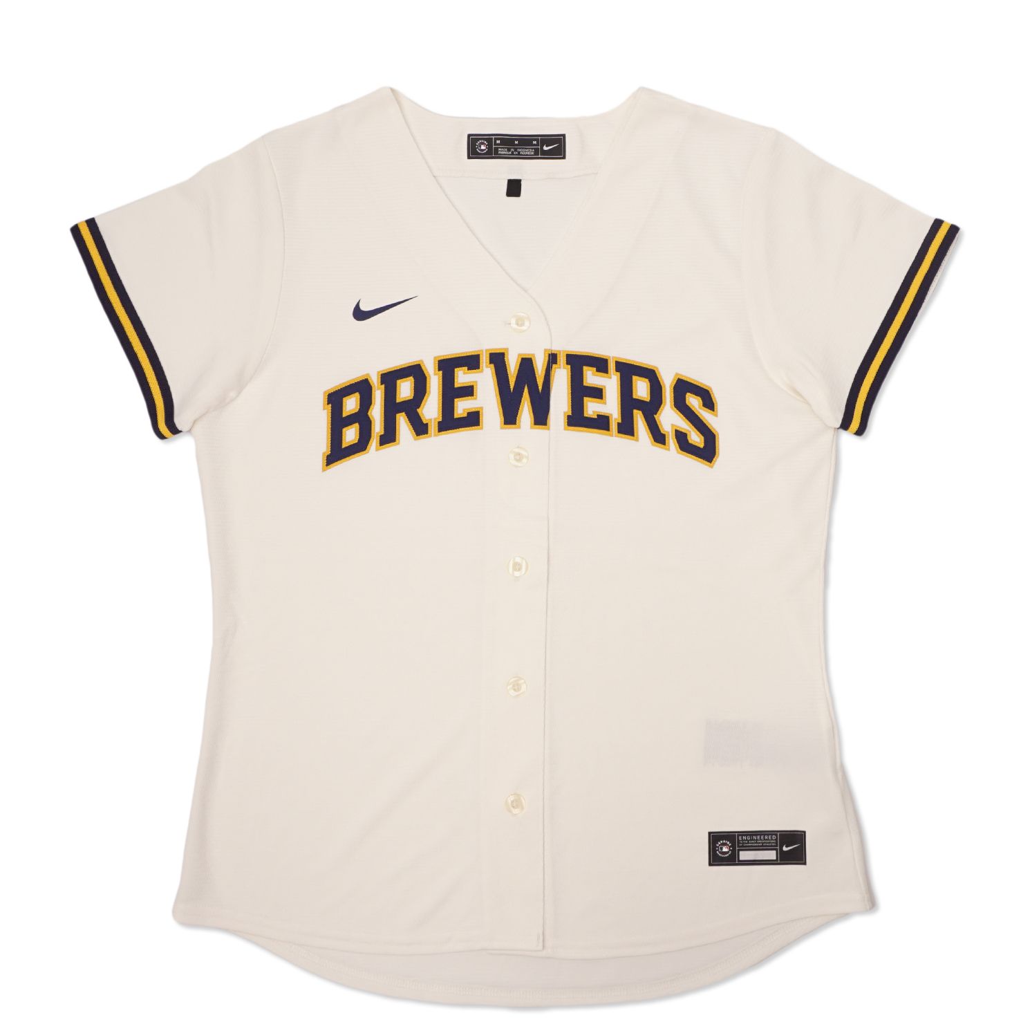 NIKE MILWAUKEE BREWERS WOMEN&#39;S REPLICA HOME JERSEY 