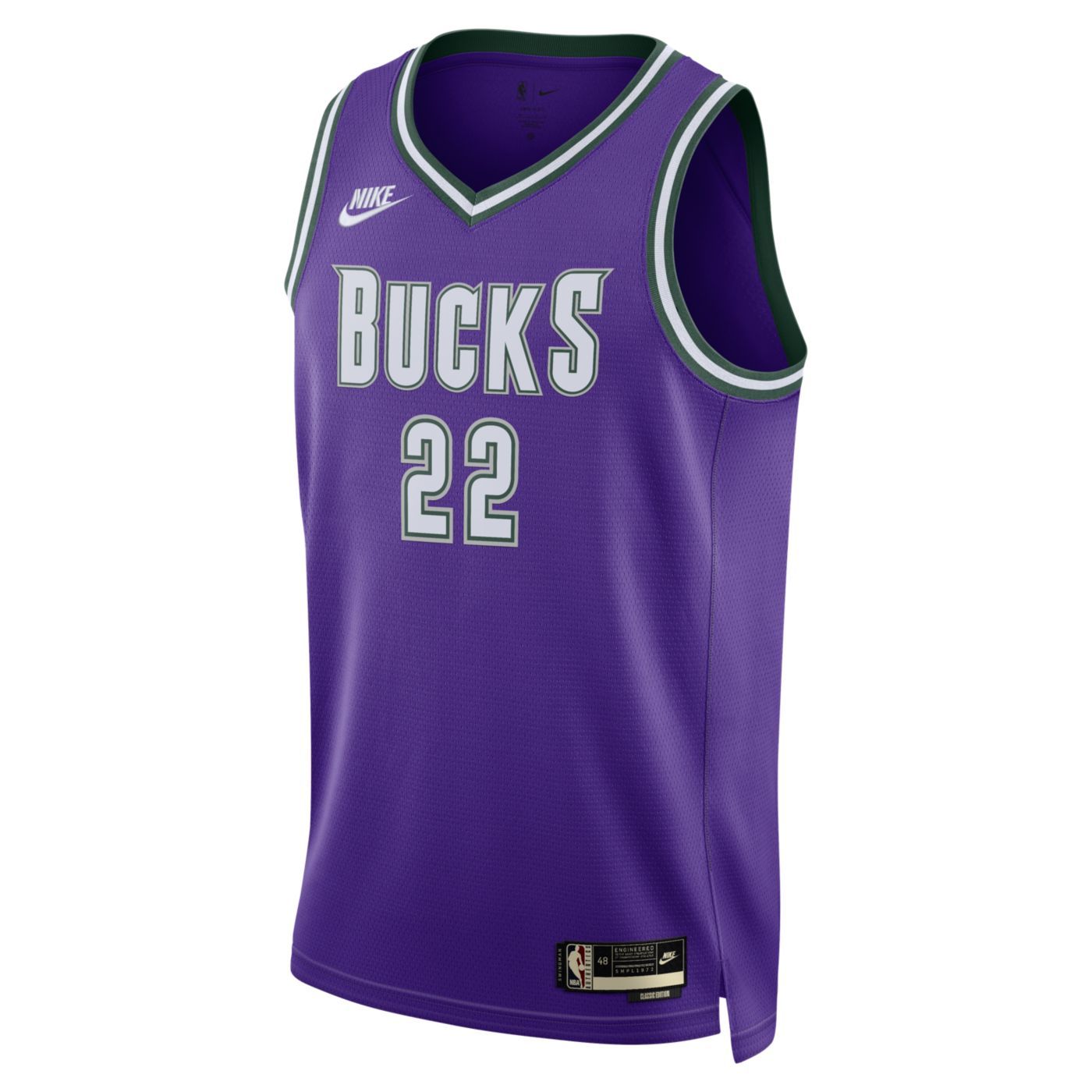 NIKE MILWAUKEE BUCKS MIDDLETON HARDWOOD CLASSICS SWINGMAN JERSEY    