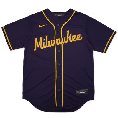 NIKE MILWAUKEE BREWERS ALTERNATE REPLICA JERSEY