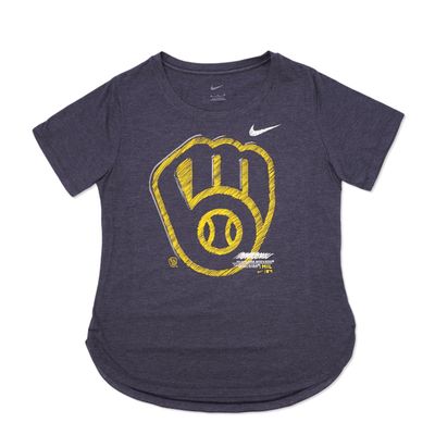 NIKE BREWERS WOMEN&#39;S TEAM TOUCH TEE   