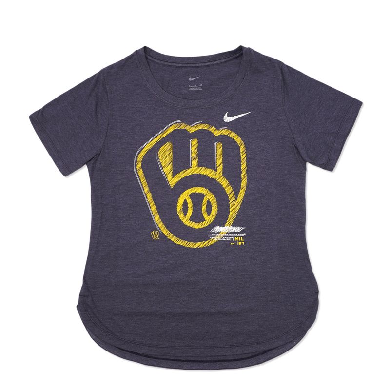 NIKE BREWERS WOMEN&#39;S TEAM TOUCH TEE   