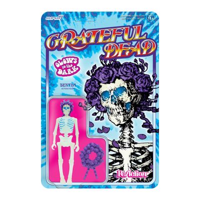 SUPER 7 GRATEFUL DEAD REACTION FIGURE - BERTHA (GLOW)