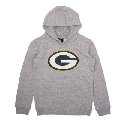 OUTERSTUFF PACKERS YOUTH LOGO PULLOVER HOODIE 