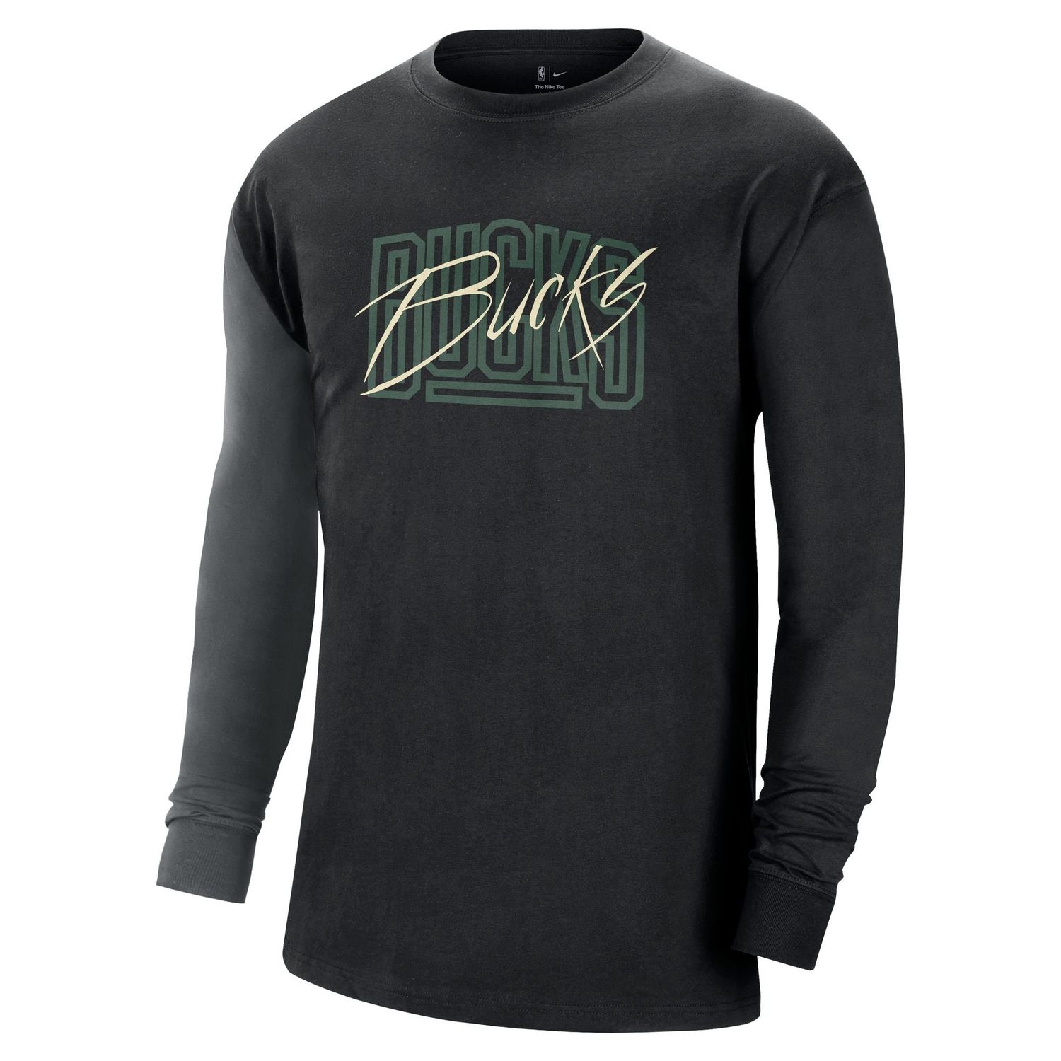 NIKE MILWAUKEE BUCKS NBA MAX90 LONG SLEEVE TEE  