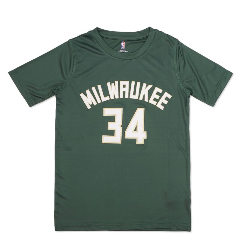 OUTERSTUFF MILWAUKEE BUCKS YOUTH GIANNIS NAME &amp; NUMBER TEE 