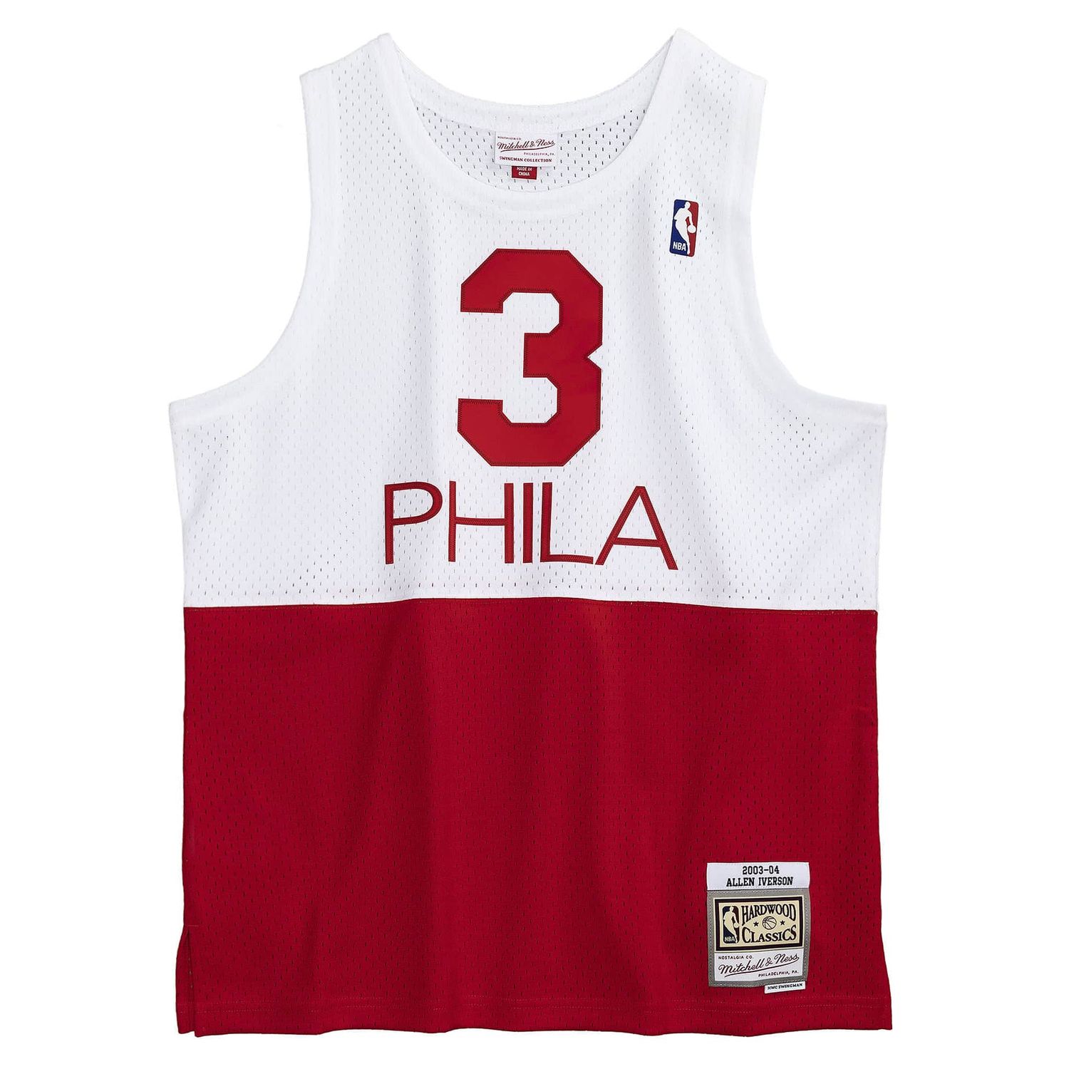 MITCHELL &amp; NESS 76ERS ALLEN IVERSON &#39;03-04 SWINGMAN JERSEY 