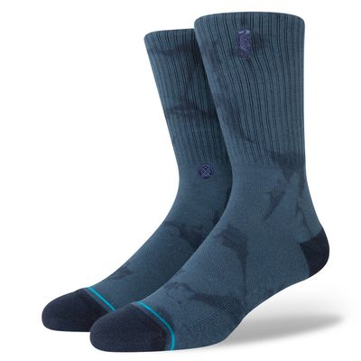 STANCE NBA LOGOMAN DYE CREW SOCKS 