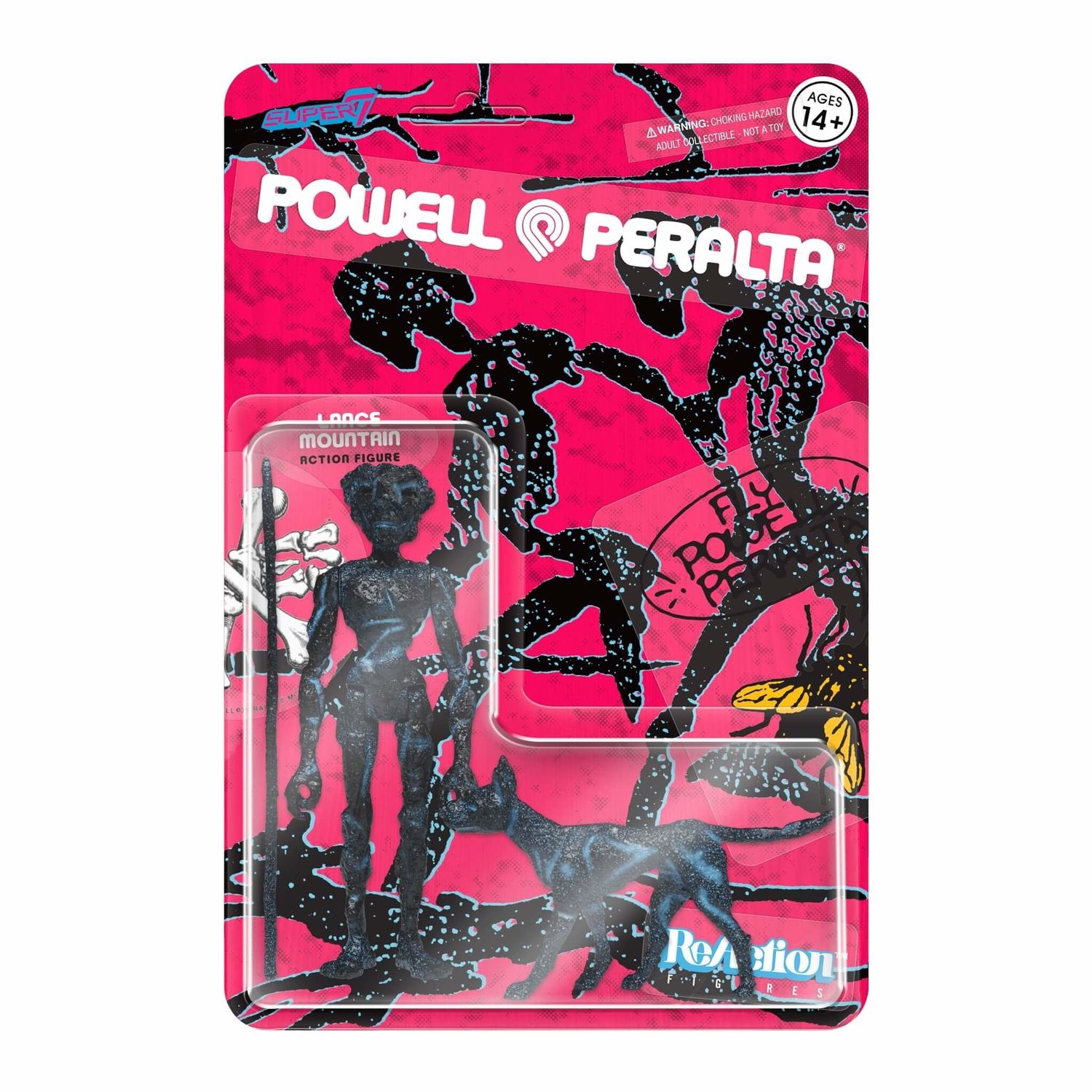 SUPER 7 POWELL-PERALTA REACTION FIGURE - LANCE MOUNTAIN