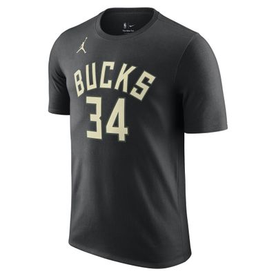 NIKE MILWAUKEE BUCKS GIANNIS STATEMENT NAME &amp; NUMBER TEE