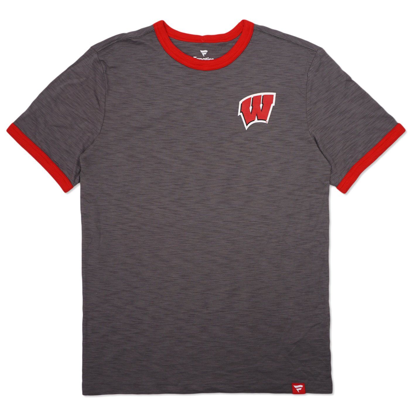 FANATICS WISCONSIN BADGERS CLASSIC STACK RINGER TEE   