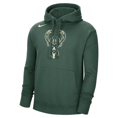 NIKE BUCKS ESSENTIAL PULLOVER HOODIE