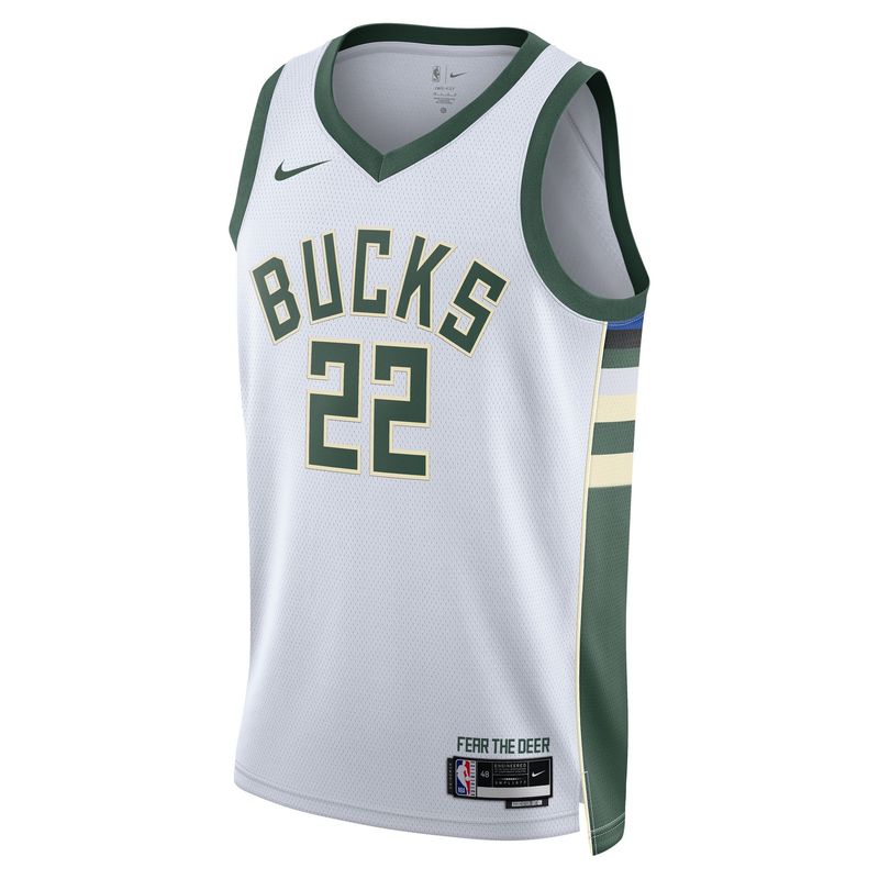 NIKE MILWAUKEE BUCKS MIDDLETON &#39;22-23 ASSOCIATION EDITION SWINGMAN JERSEY  