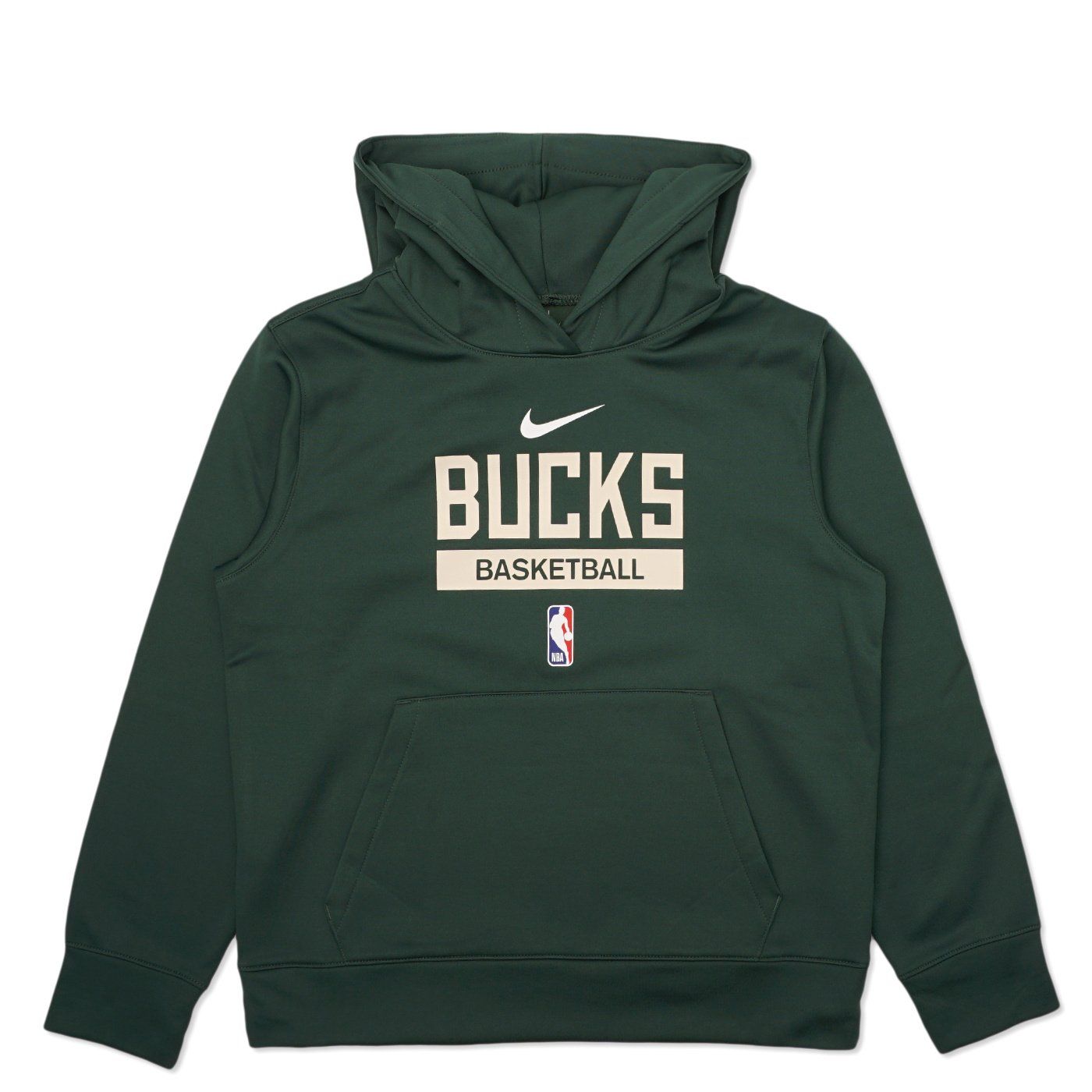 NIKE BUCKS YOUTH SPOTLIGHT PULLOVER HOODIE
