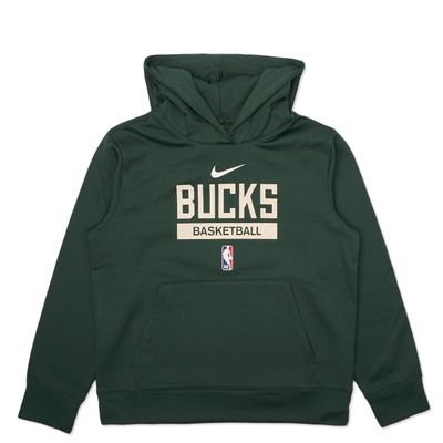 NIKE BUCKS YOUTH SPOTLIGHT PULLOVER HOODIE