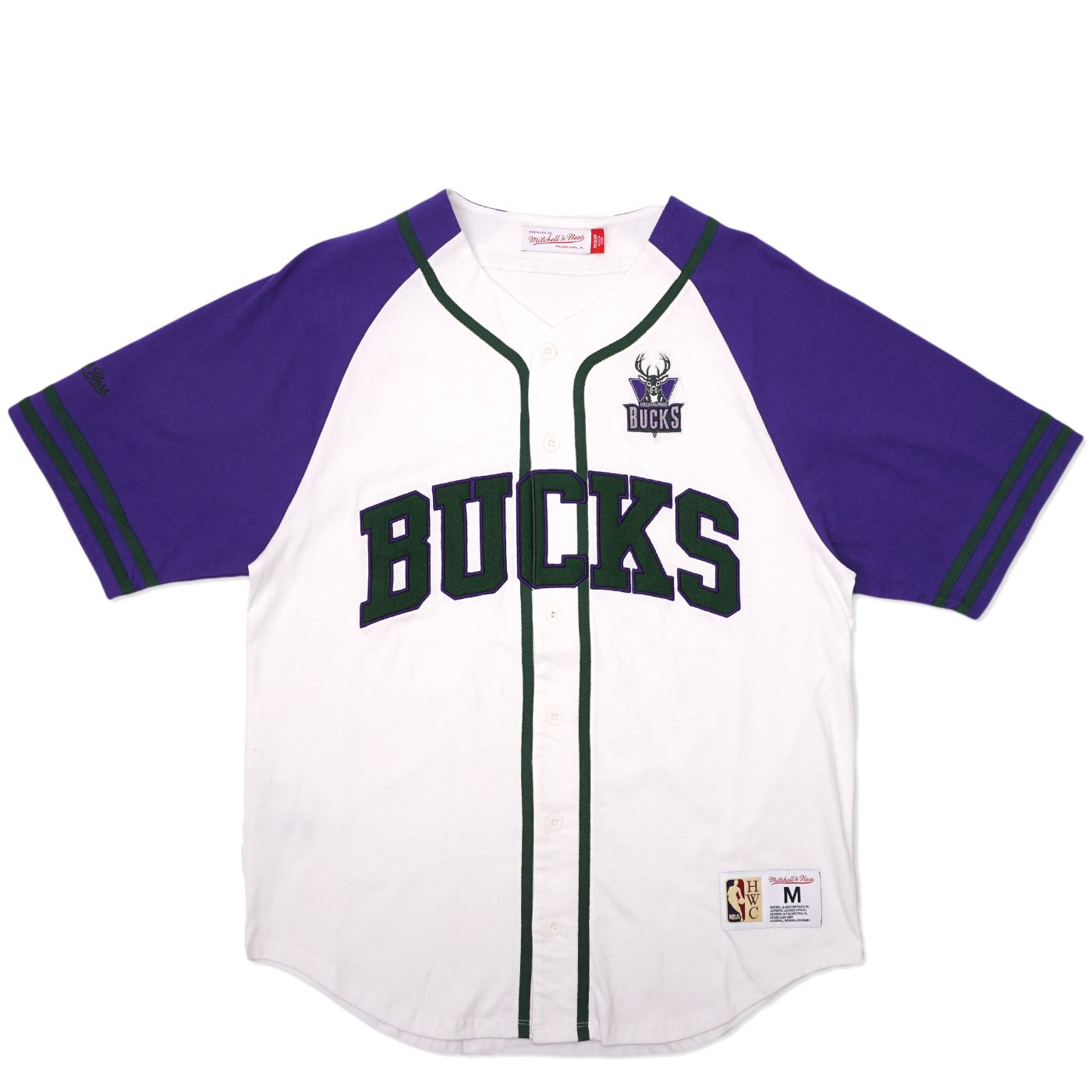 MITCHELL &amp; NESS BUCKS PRACTICE DAY JERSEY     