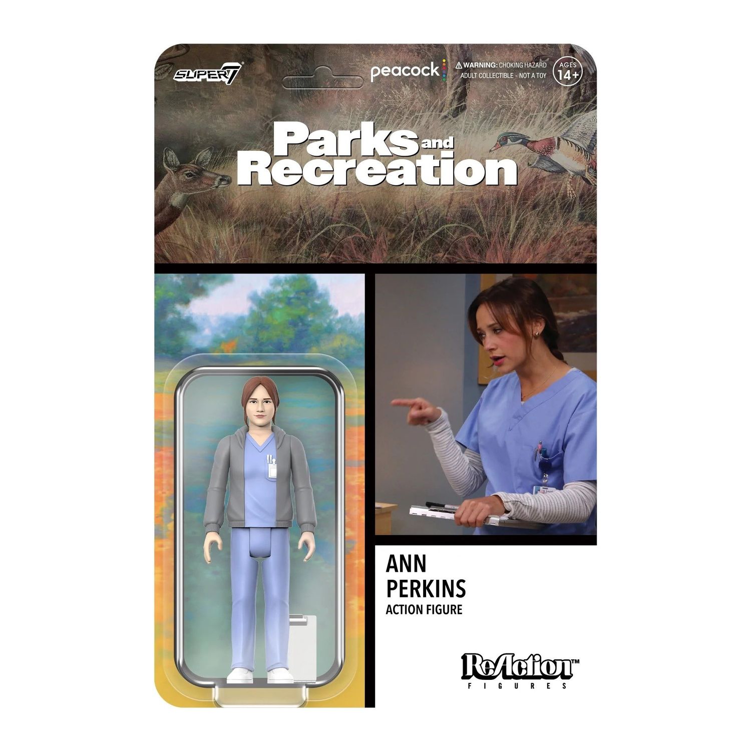 SUPER 7 PARKS AND RECREATION REACTION FIGURE - NURSE ANN PERKINS