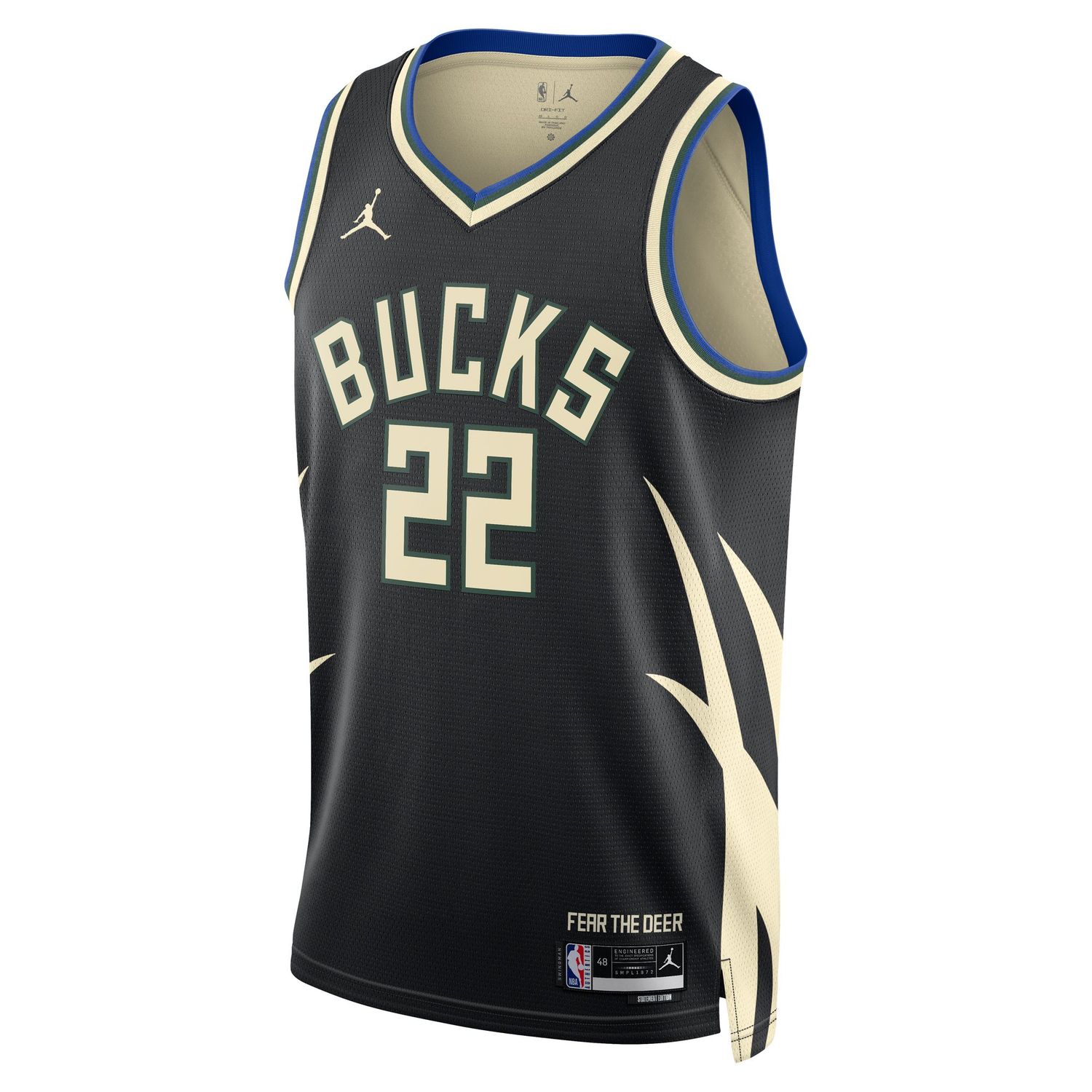 NIKE BUCKS MIDDLETON &#39;22-23 STATEMENT EDITION SWINGMAN JERSEY 