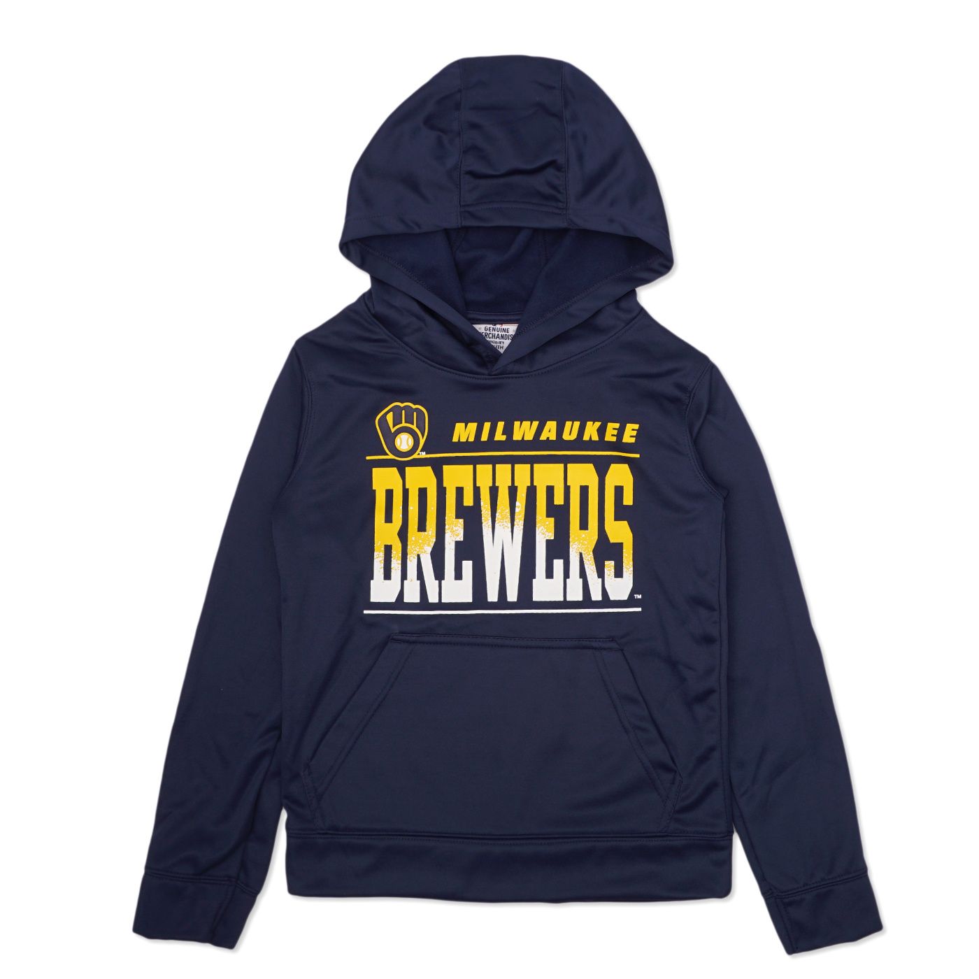 OUTERSTUFF BREWERS YOUTH PLAY BY PLAY PULLOVER HOODIE 