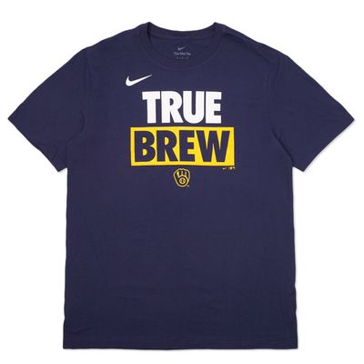 NIKE BREWERS RALLY RULE TEE  
