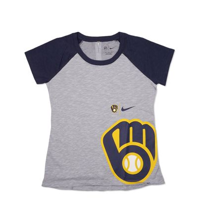 NIKE BREWERS WOMEN&#39;S SUMMER BREEZE TEE  