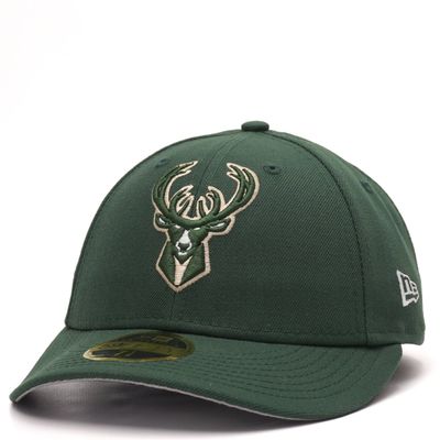 NEW ERA MILWAUKEE BUCKS LOW PROFILE 59FIFTY FITTED HAT