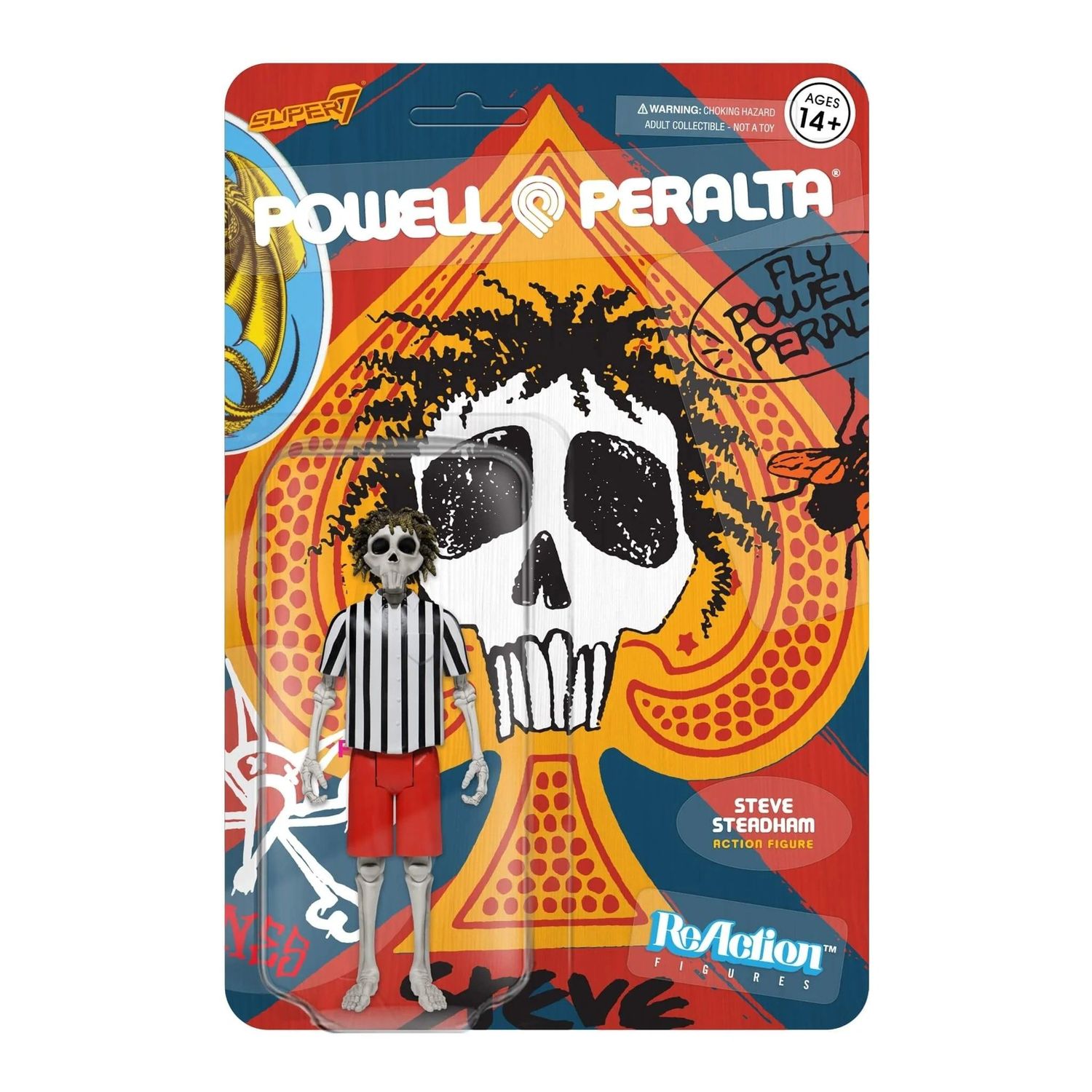 SUPER 7 POWELL-PERALTA REACTION FIGURE - STEVE STEADHAM