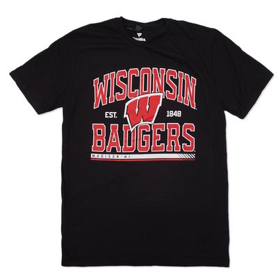 FANATICS WISCONSIN BADGERS MODERN STACK TEE  