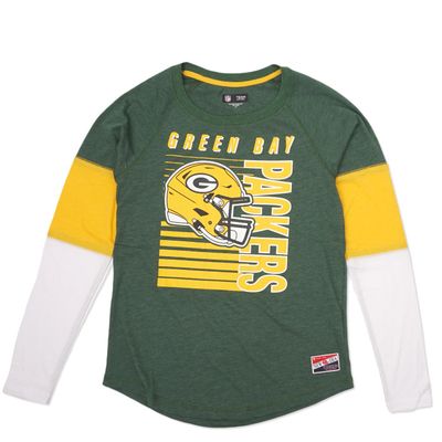 NEW ERA PACKERS WOMEN&#39;S GRADIENT LONG SLEEVE TEE    