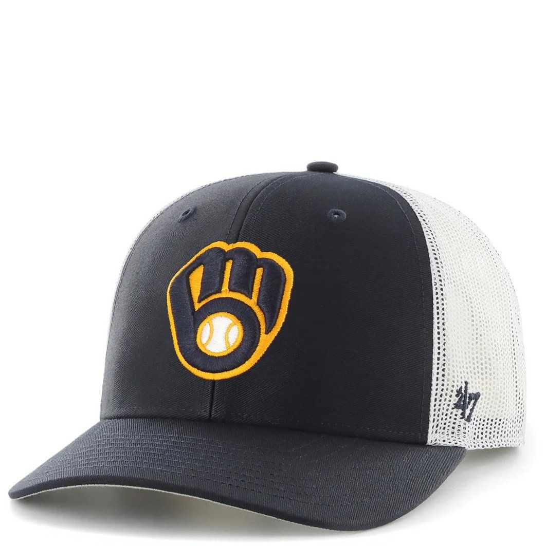 ‘47 BRAND BREWERS CURRENT TRUCKER SNAPBACK HAT