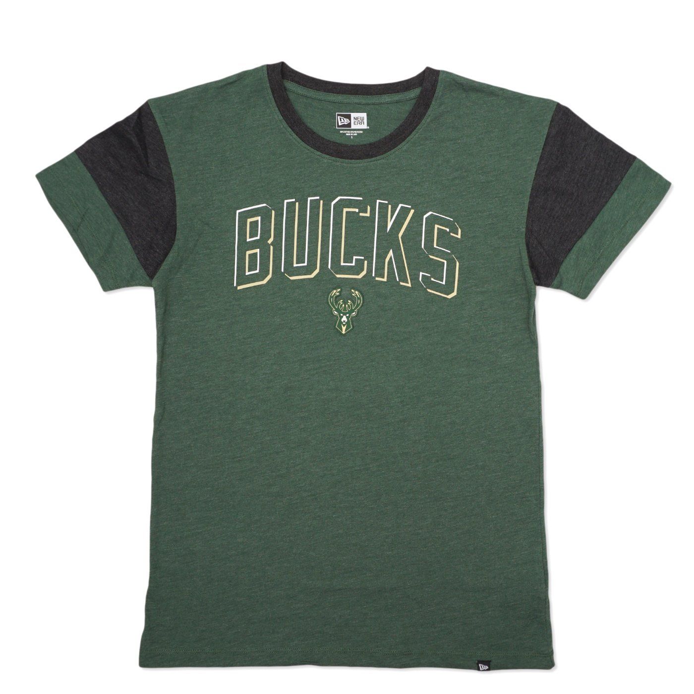 NEW ERA MILWAUKEE BUCKS WOMEN&#39;S EMBLEM TEE   