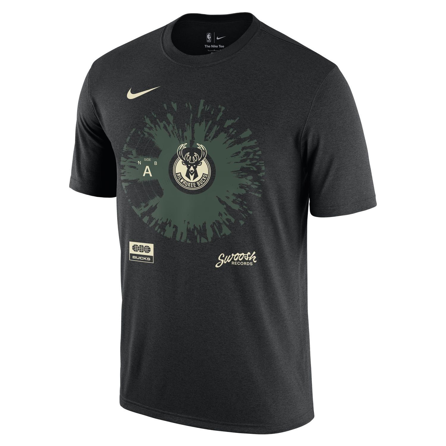 NIKE MILWAUKEE BUCKS COURTSIDE TOUR MAX90 TEE   