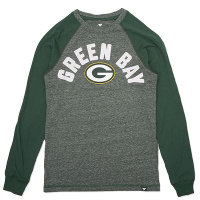 FANATICS PACKERS TWISTED SLUB RAGLAN TEE    