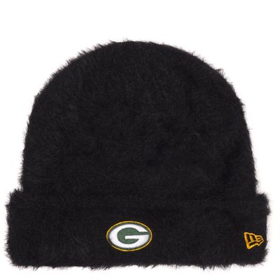 NEW ERA PACKERS WOMEN&#39;S FUZZY KNIT BEANIE