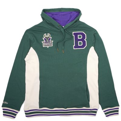 MITCHELL &amp; NESS MILWAUKEE BUCKS HWC TEAM LEGACY FRENCH TERRY HOODIE     