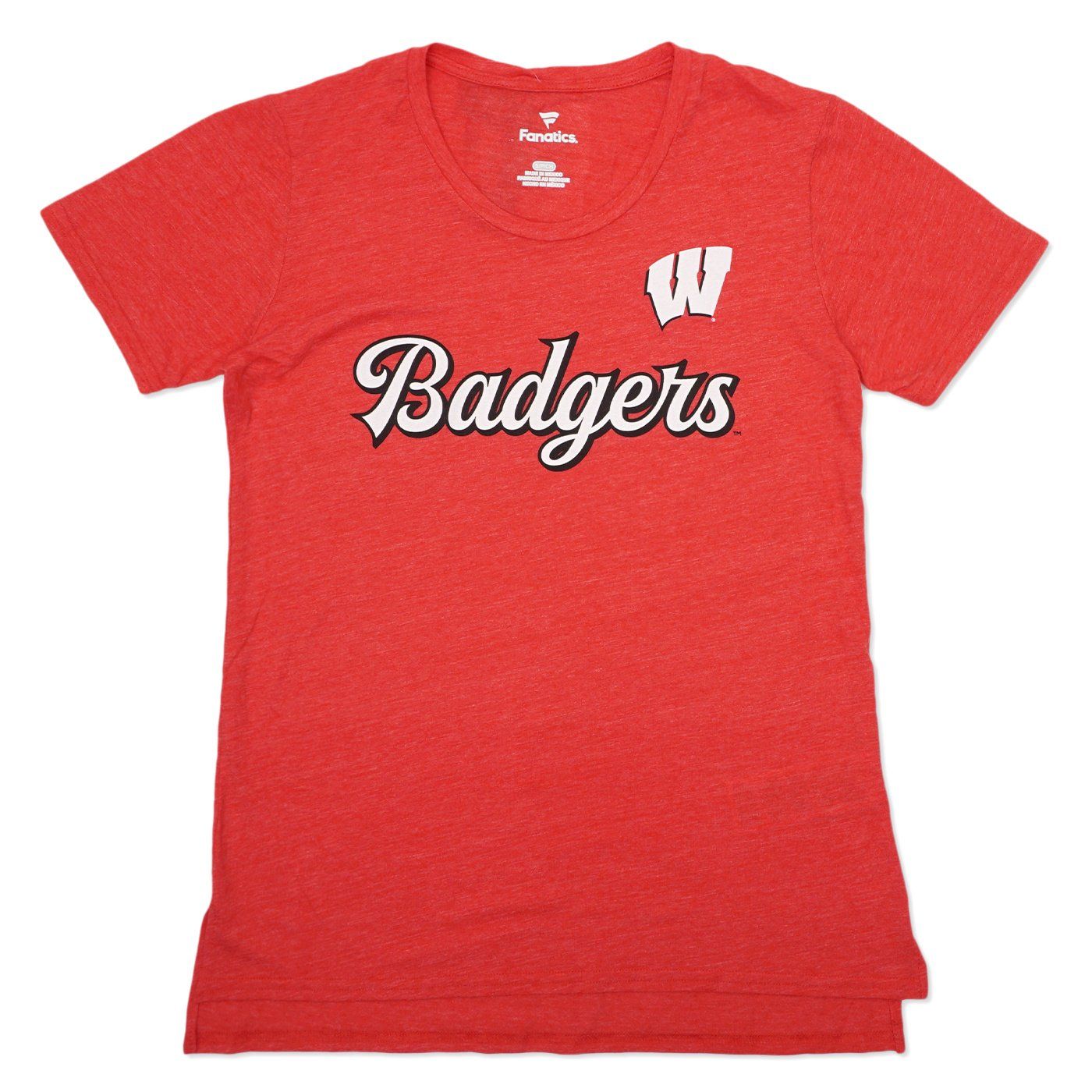FANATICS WISCONSIN BADGERS WOMEN&#39;S PAST SCRIPT TEE 