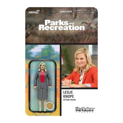 SUPER 7 PARKS AND RECREATION REACTION FIGURE - LESLIE KNOPE