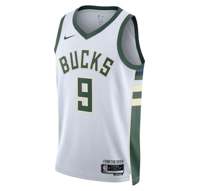 NIKE MILWAUKEE BUCKS PORTIS &#39;22-23 ASSOCIATION EDITION SWINGMAN JERSEY 