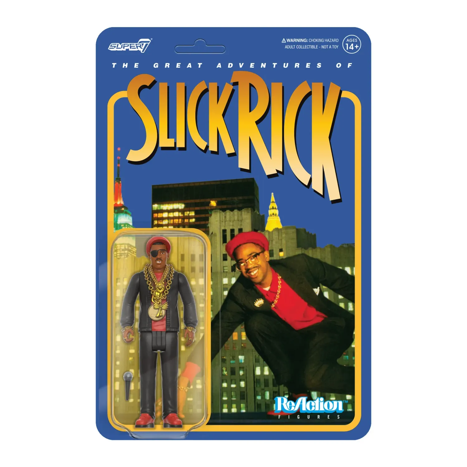 SUPER 7 SLICK RICK REACTION FIGURE - THE GREAT ADVENTURES OF SLICK RICK